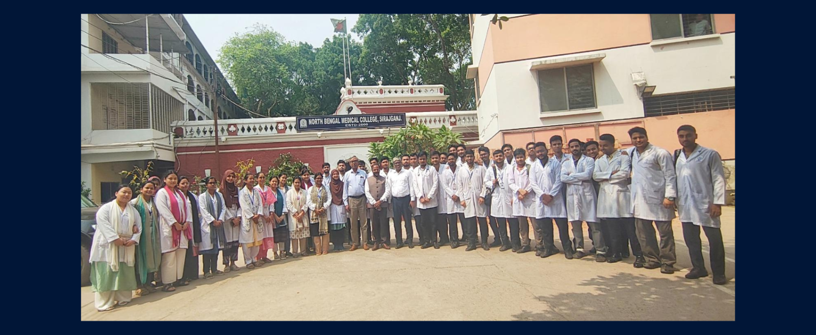 Visit to North Bengal Medical College, Sirajganj and interaction with Indian student community on 26 April 2026