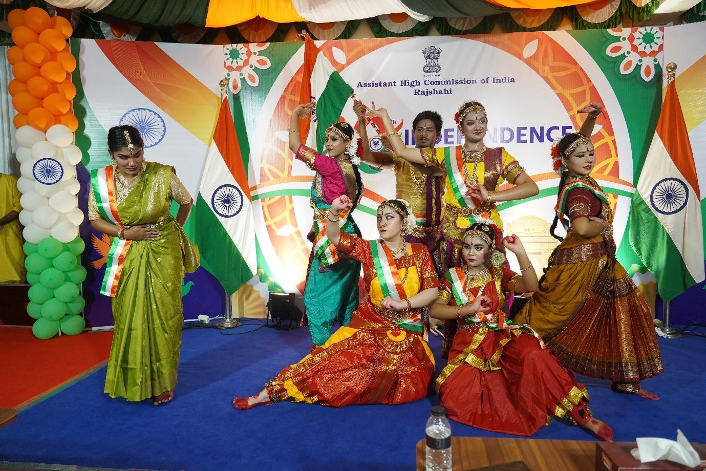 Celebration of the 80 th Independence Day of India in the Chancery premises of Assistant High Commission of India, Rajshahi on 15 th August 2026.