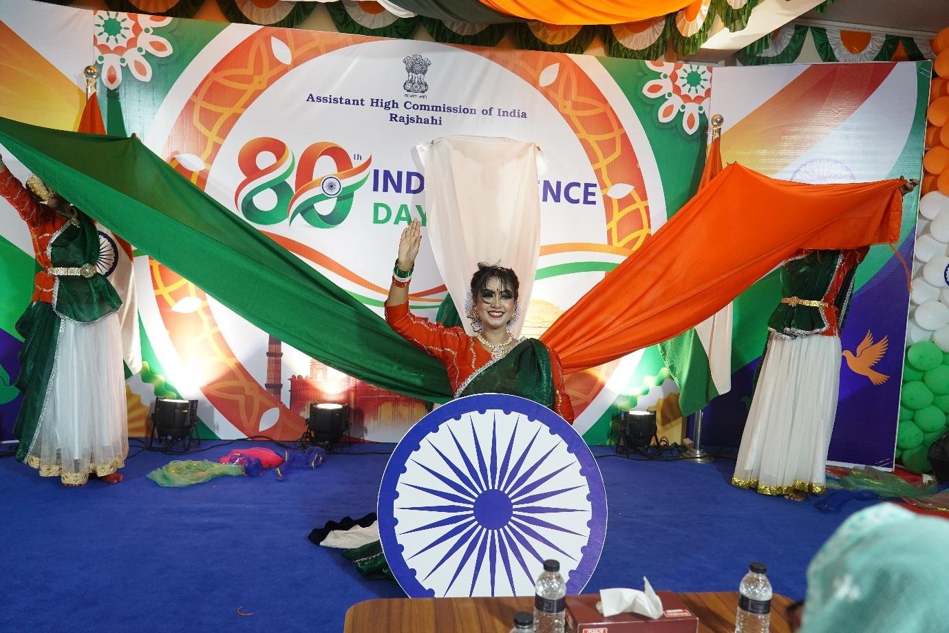 Celebration of the 80 th Independence Day of India in the Chancery premises of Assistant High Commission of India, Rajshahi on 15 th August 2026.